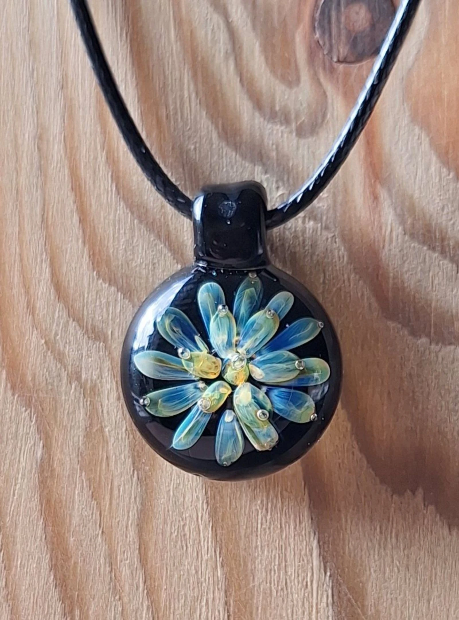 Handgemaakte lampwork glashanger